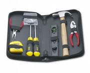 General Repair Tool Kit in Water-Resistant Black Zippered Case