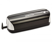 12-Sheet Capacity Electric Three-Hole Punch, Black