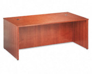 BW Veneer Series Rectangular Desk Shell, 72w x 36w x 29h, Bourbon Cherry