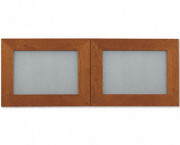 BW Veneer Optional Wood/Frosted Glass Doors For 60