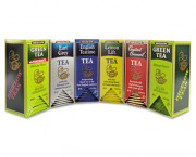 Assorted Tea Packs, Six Flavors, 28 Tea Bags/Flavor, 168/Carton