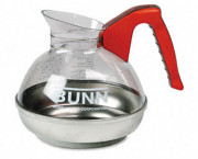 12-Cup Coffee Carafe for Pour-O-Matic Bunn Coffee Makers, Orange Handle
