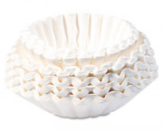 Flat Bottom Coffee Filters, 12-Cup Size, 250 Filters/Pack
