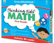 CenterSOLUTIONS Thinking Kids Math Cards, Grade 1 Level