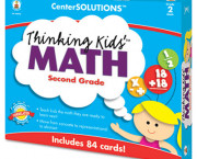 CenterSOLUTIONS Thinking Kids Math Cards, Grade 2 Level