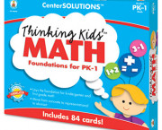 CenterSOLUTIONS Thinking Kids Math Cards, Pre-K and Grade 1 Level