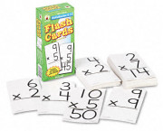 Flash Cards, Multiplication Facts 0-12, 3w x 6h, 94/Pack
