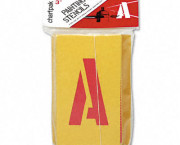 Painting Stencil Set, A-Z Set/0-9, Manila, 35/Set