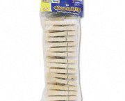 Wood Spring Clothespins, 3 3/8 Length, 50 Clothespins/Pack