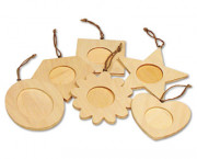Wood Frame Ornaments, 36 Frames
