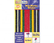 Wax Works Strips, Bright Hues Colors, 48 Pieces