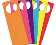 WonderFoam Door Knob Hangers, Six Assorted Colors