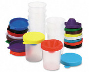 No-Spill Paint Cups, 10/Pack