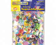Sequins & Spangles, Assorted Metallic Colors, 4 oz/Pack