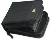 CD/DVD Wallet, Holds 32 Disks, Black