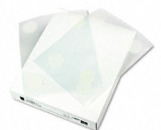 Cubicle Keepers, Velcro-Backed Display Holders, 8 1/2 x 11, Clear, 25/Pack