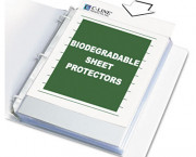 Biodegradable Sheet Protector, Standard, 8-1/2 x 11, Clear, 50/Box