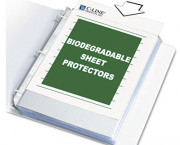 Biodegradable Sheet Protector, Standard, 8-1/2 x 11, Clear, 100/Box