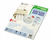 Additional Laser/Inkjet Badge Inserts, 2 x 3-1/2, White, 56/Pack