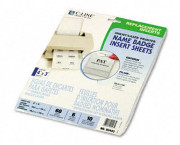 Additional Laser/Inkjet Badge Inserts, 3 x 4, White, 60/Pack