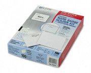 Badge Holder Kits, Side Load, 3 x 4, White, 100/Box
