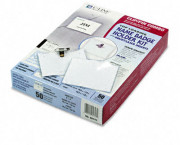Badge Holder Kits, Top Load, 3 x 4, White, 50/Box