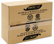 100% Recycled Mailing Storage Box, Letter, Brown