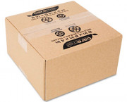 100% Recycled Mailing Storage Box, 8 x 8 x 4, Brown, 12/Pack