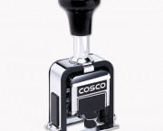 2000 PLUS Automatic Numbering Machine, 8 wheels, Self-Inking, Black 3/4 x 1/4