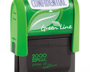 2000 PLUS Green Line Message Stamp, Confidential, 1 1/2 x 9/16, Blue