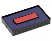 Felt Replacement Ink Pad for 2000PLUS Economy Message Dater, Red/Blue