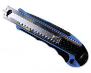 Heavy-Duty Snap Blade Utility Knife, Four 8-Point Blades, Retractable, Blue