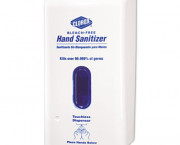 No-Touch Hand Sanitizer Dispenser, Adjustable Sensor, White, 1 Each