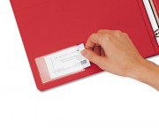 HOLDit! Poly Business Card Holders, Side Load, 3-3/4 x 2-3/8, Clear, 10/Pack
