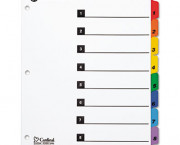 100% Recycled OneStep Index System, Multicolor 8-Tab, 11 x 8-1/2, 1 Set
