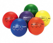Dodge Ball Set, Rhino Skin, Assorted Colors, 6 Balls/Set