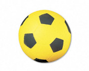 Coated Foam Sport Ball, For Soccer, Playground Size, Yellow