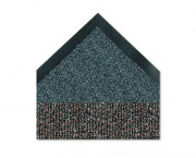 Cross-Over Indoor/Outdoor Wiper/Scraper Mat, Olefin/Poly, 36 x 60, Brown