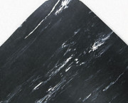 Cushion-Step Mat, Rubber, 36 x 72, Marbleized Black