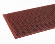 Safewalk-Light Heavy-Duty Antifatigue Mat, Rubber, 36 x 60, Terra Cotta