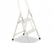 #560 Steel Qwik Step Platform Ladder, 16-7/8w x 19-1/2 Spread x 41h, Almond