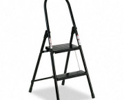 #560 Steel Qwik Step Platform Ladder, 16-7/8w x 19-1/2 Spread x 41h, Black