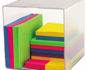 Desk Cube, Clear Plastic, 6 x 6 x 6
