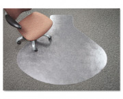 SuperMat Vinyl Chair Mat for Firm Commercial Carpets, Beveled, 60 x 66