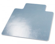 SuperMat Studded Beveled Mat for Med Pile Carpet, 45w x 53h, Clear