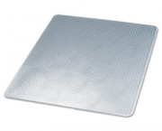 SuperMat Studded Beveled Mat for Medium Pile Carpet, 45w x 53h, Clear