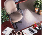 RollaMat Vinyl Chair Mat for Med Pile Carpet, Beveled Edge, 36 x 48