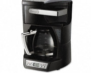 Programmable 12-cup Coffee Maker, Stainless Steel, Black
