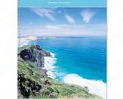 Coastlines Notebook Planner Refill, 8 1/2 x 11