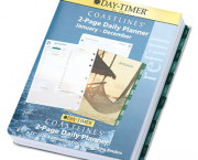 Coastlines Dated Two-Page-per-Day Organizer Refill, 8-1/2 x 11